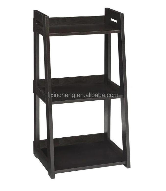 New Factory Direct Selling Standard Bookcase White Bookcase 4 Tiers Shelf With 1 Big Compartment Display Shelf