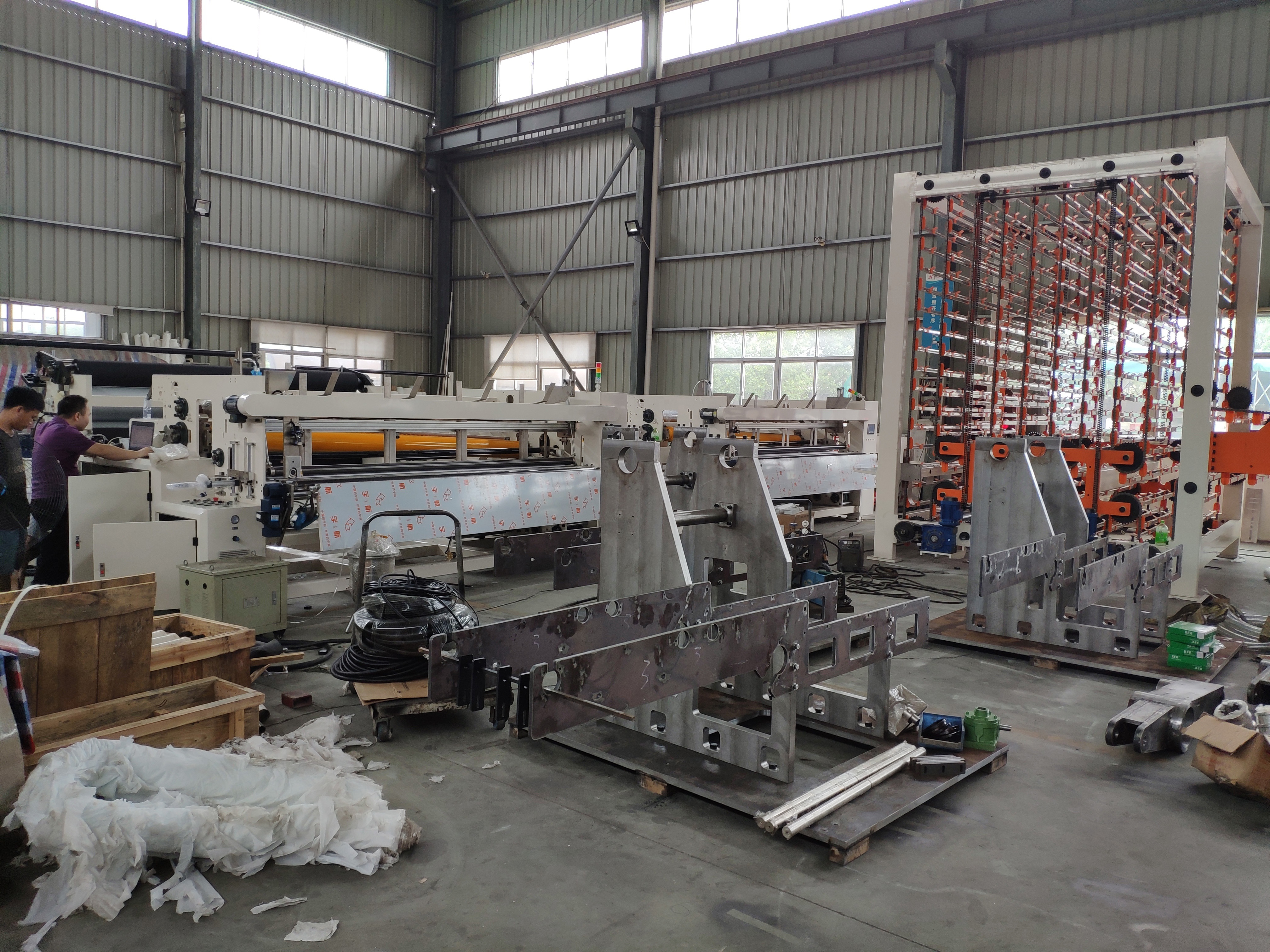 Full automatic toilet paper converting equipment making machine