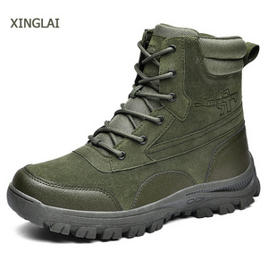 Multi Style Men's Mighty Leather Horse Short Boots Safety Comfortable Work Hunting Walking Boots Winter Snow Boots