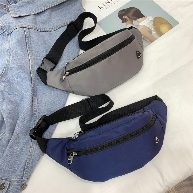 Fashion Outdoor Sports Wholesale Custom  Large Capacity Waterproof Canvas Running Gym Fanny Pack Waist Bags