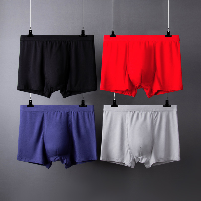 Solid Colors men's briefs & boxers Modal Bamboo cotton Spandex Underwear Boxer Briefs