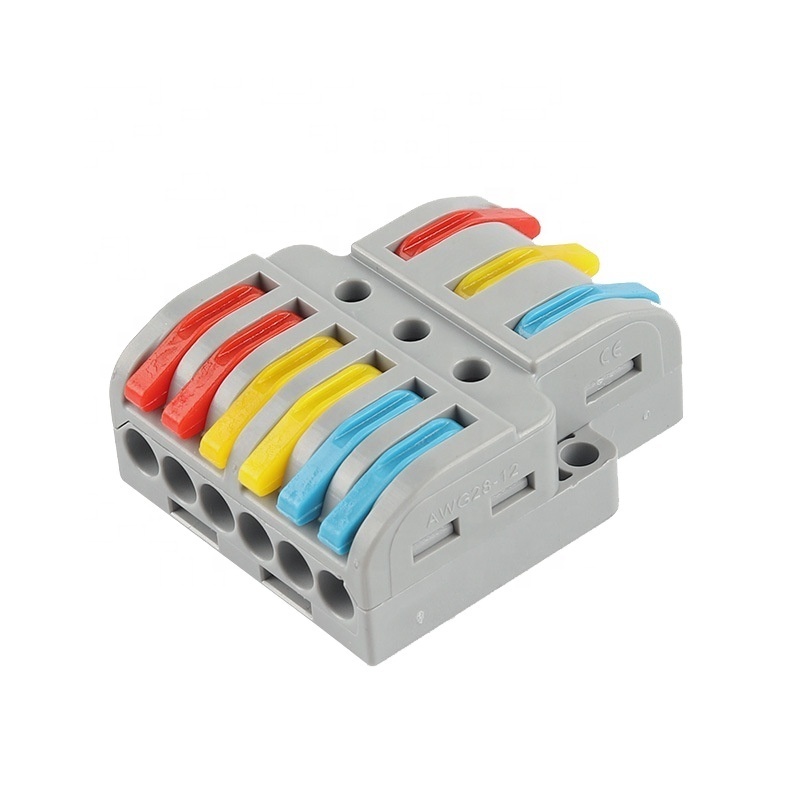 Wire Splicing Connectors Adapter Blue Male Female Power Electrical Connector Weidmueller 6 Pin Female Connector N Female 250V