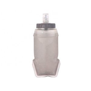 Oem/Odm Collapsible Water Bottle Foldable 300ML 500Ml Tpu Running Foldable Rotary Switch Bite Valve Soft Flask