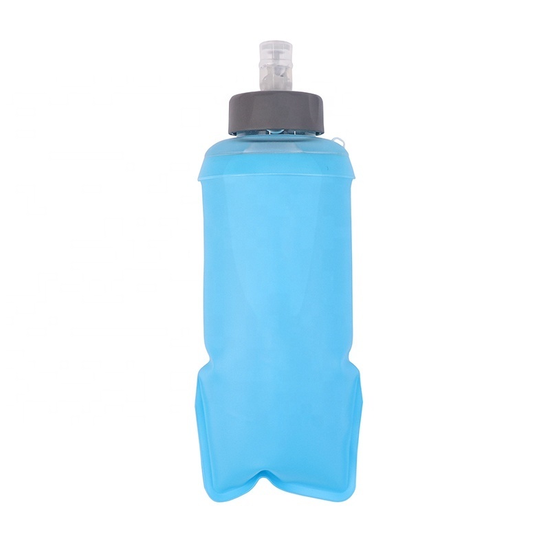 Oem/Odm Foldable 300ML 500Ml Running Foldable Rotary Switch Bite Valve TPU Water Bottle