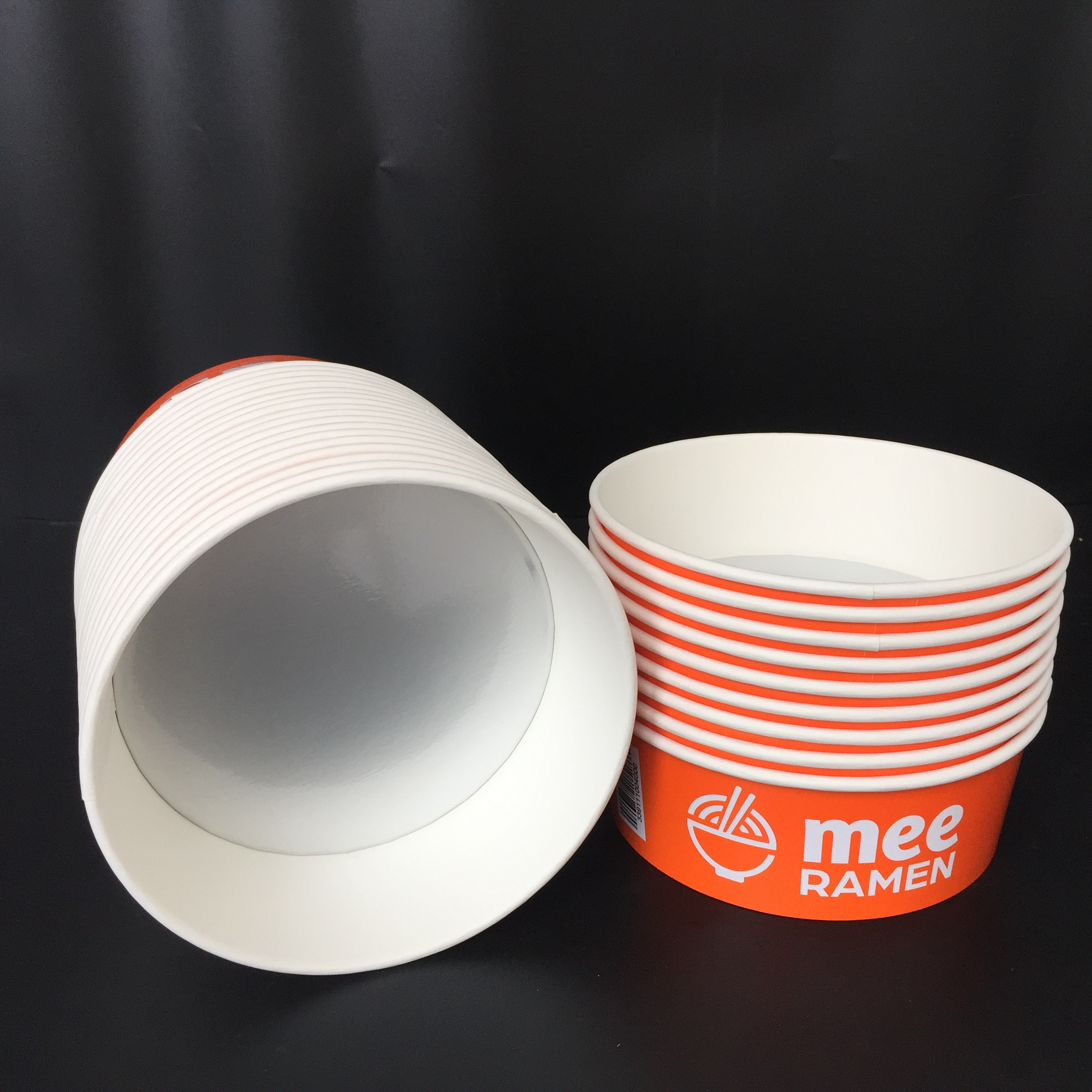 ODM Customized printing Heatable coated biodegradable Paper Bowl for cooking Disposable cooker Paper Plates Bowls paper cup