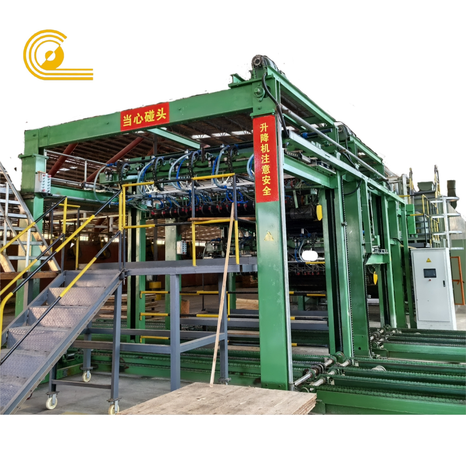 smooth operation hot press continuous roller veneer dryer machine