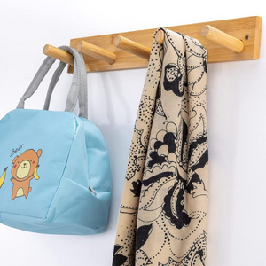 Kitchen Towel Shelf Wall Hangers Wall Mounted Coat Rack for Clothes Towel Hats Jackets