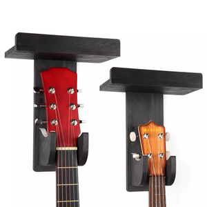 Wholesale Bamboo Wood Guitar Hangers Guitar Holder Guitar Wall Hanger for Acoustic or Electric