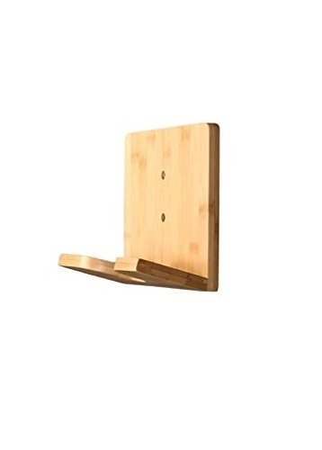 Wall Mounted Storage Shelf Ski Boards Scooter Display Holder Bamboo Skateboard Wall Rack for Snow and Skate