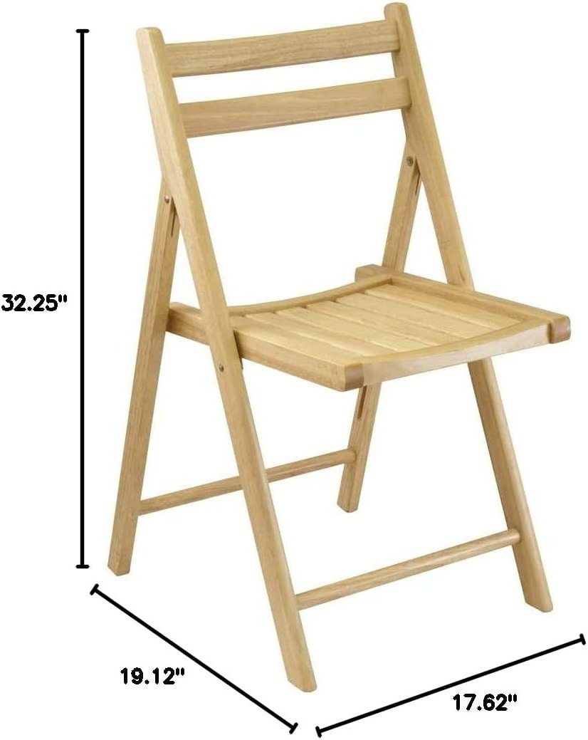 Folding Set Teak Chair, Wooden stool, bamboo foldable 4 PC hanging chairs for outdoor