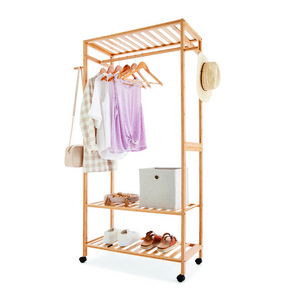 Bamboo Clothing Rack  clothes stands & shoe racks bamboo furniture