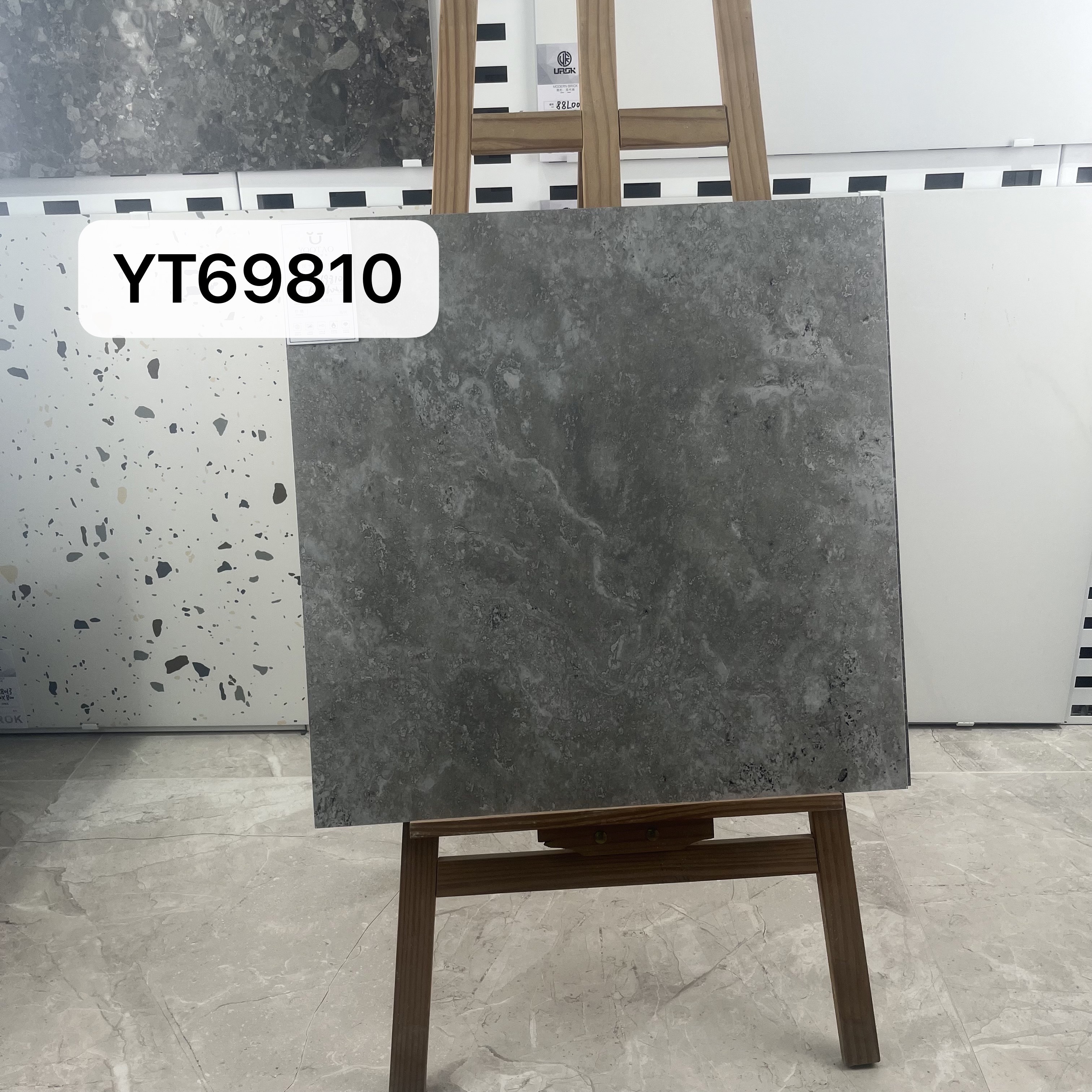 Modern Design 600x600 Marble  Soft Face Tiles for Living Room 600x600mm Bedroom Floor Tile with Carved Non-slip Throwing