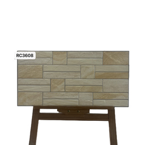 New Non-slip Floor Tile Irregular Inkjet Printing Mosaic Floor Tile Exterior Wall Small Balcony matte archaized Tiles