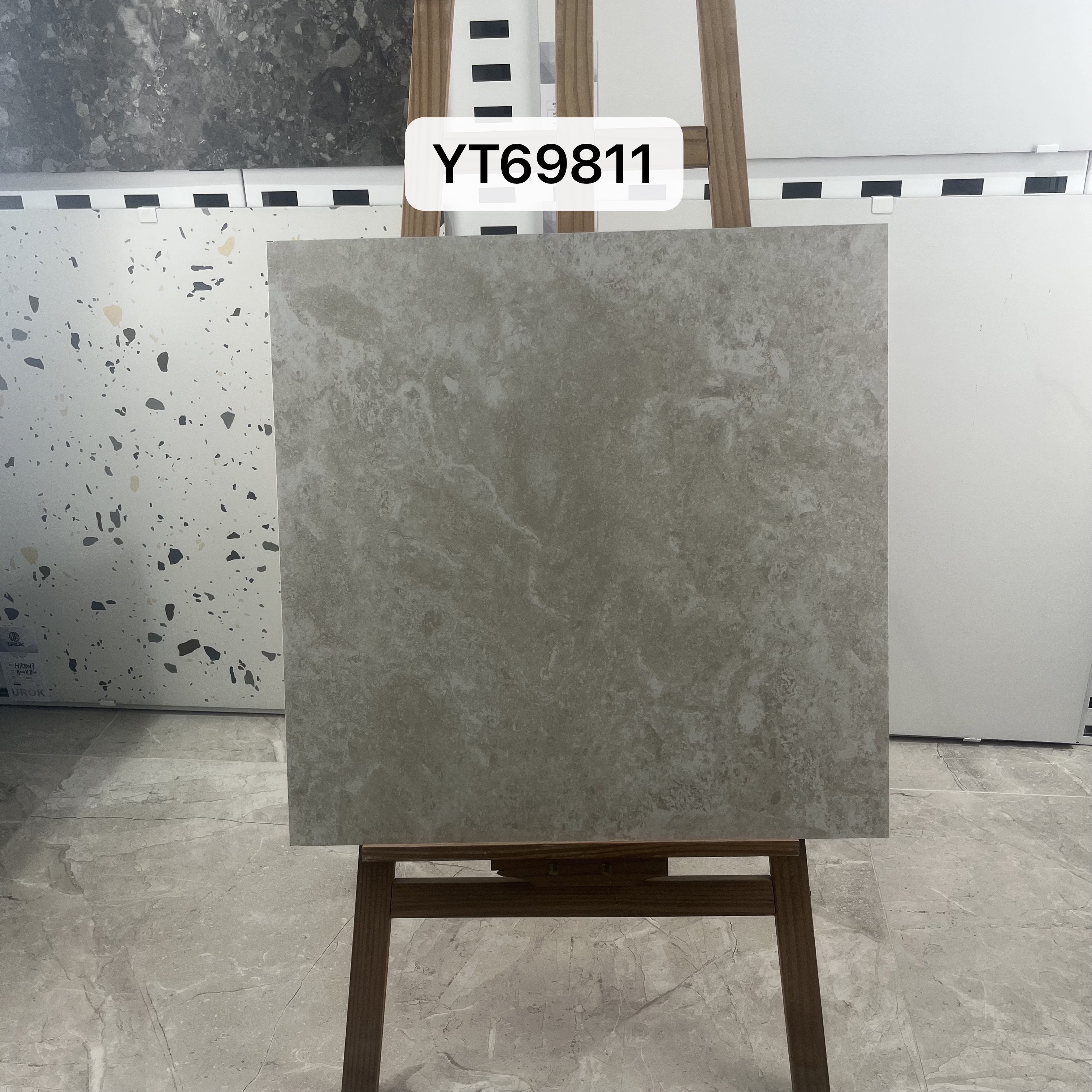 Modern Design 600x600 Marble  Soft Face Tiles for Living Room 600x600mm Bedroom Floor Tile with Carved Non-slip Throwing