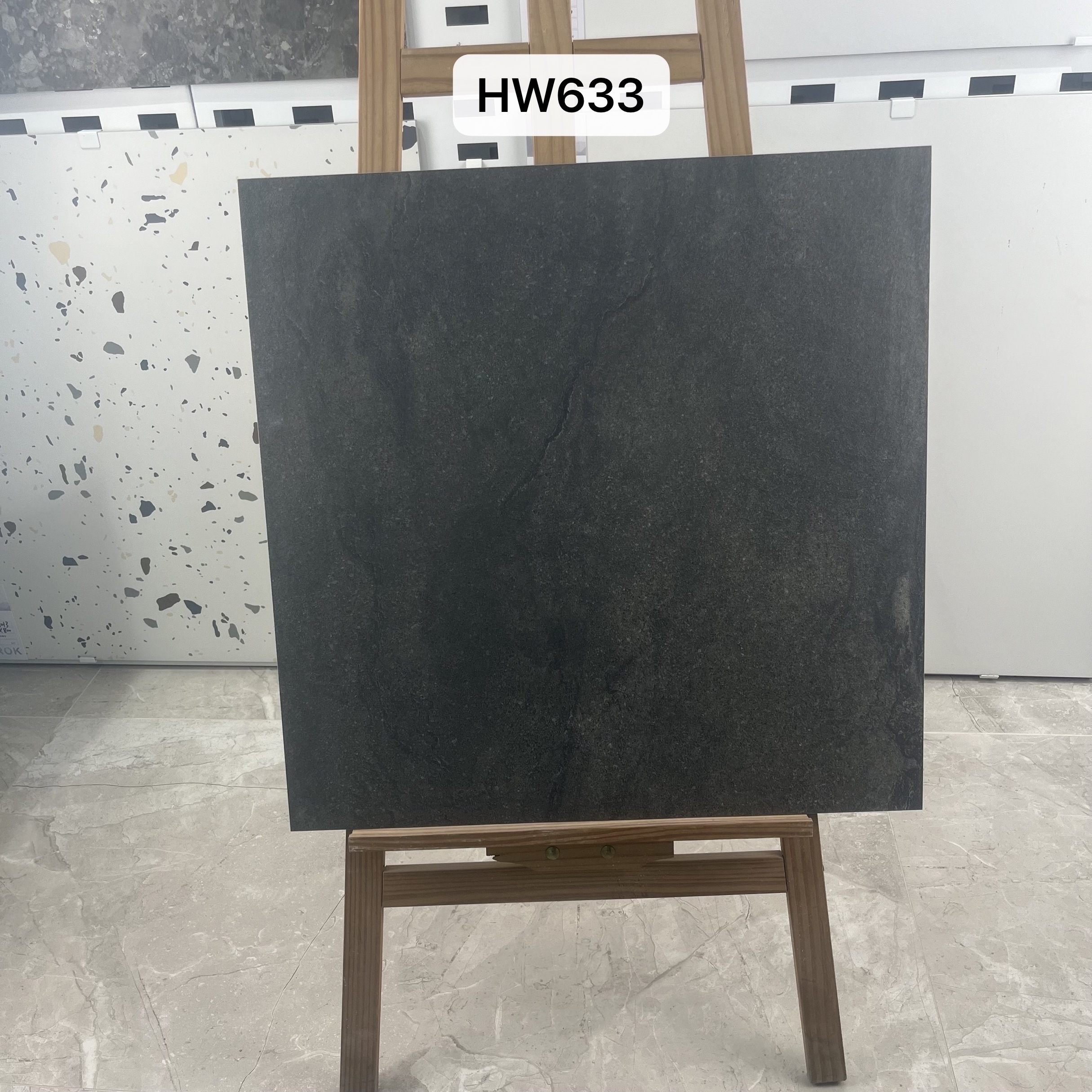 600x600MM Rustic Porcelain Floor Tiles Glazed Surface Matte Granule Finish Interior Exterior Wall Tiles Flexible Tiles