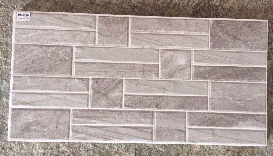 New Non-slip Floor Tile Irregular Inkjet Printing Mosaic Floor Tile Exterior Wall Small Balcony matte archaized Tiles