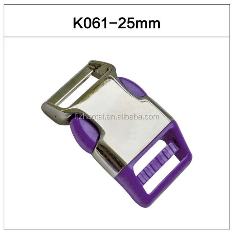 10mm/15mm/25mm/32mm/38mm automatic blet quick release metal buckle for strap Metal Side Release Buckle For Dog Collar