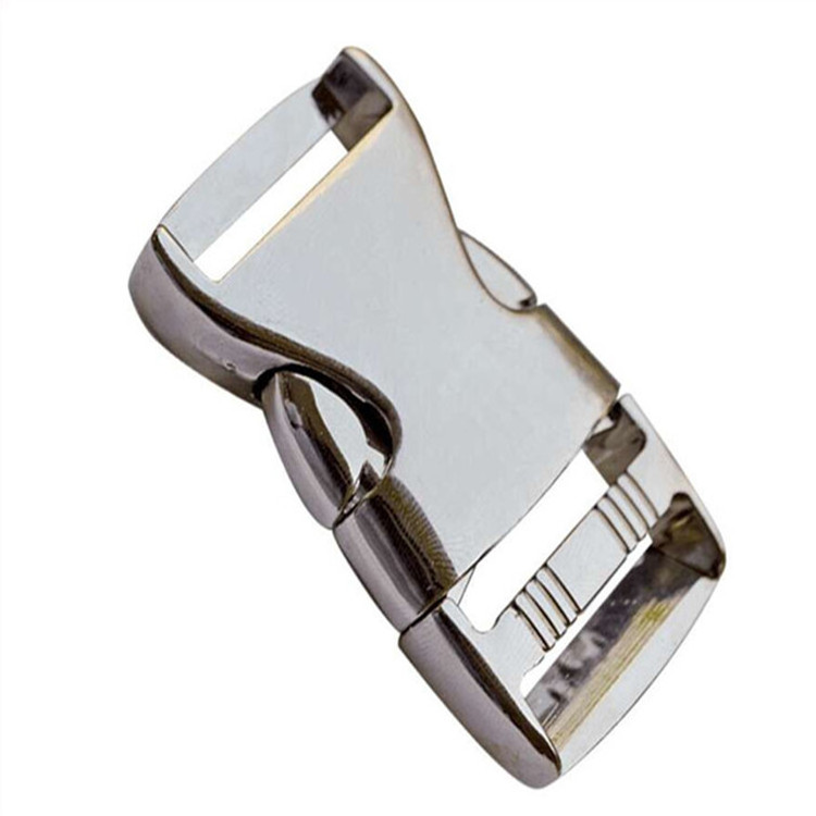 High quality metal strap bag clip buckle good quality buckle for bags metal side release buckle