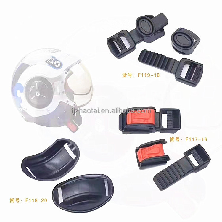 Motorcycle Helmet Plastic Pull Buckles 1xATV Bike Helmet casco moto Clip Chin Strap Quick Release Pull Buckle