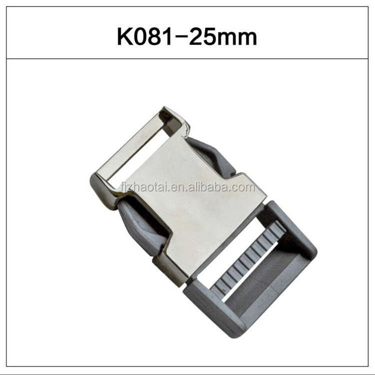 10mm/15mm/25mm/32mm/38mm automatic blet quick release metal buckle for strap Metal Side Release Buckle For Dog Collar