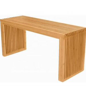 New Bamboo Dining Bench,Indoor Storage Bench Wood | Kitchen & Living Room Furniture