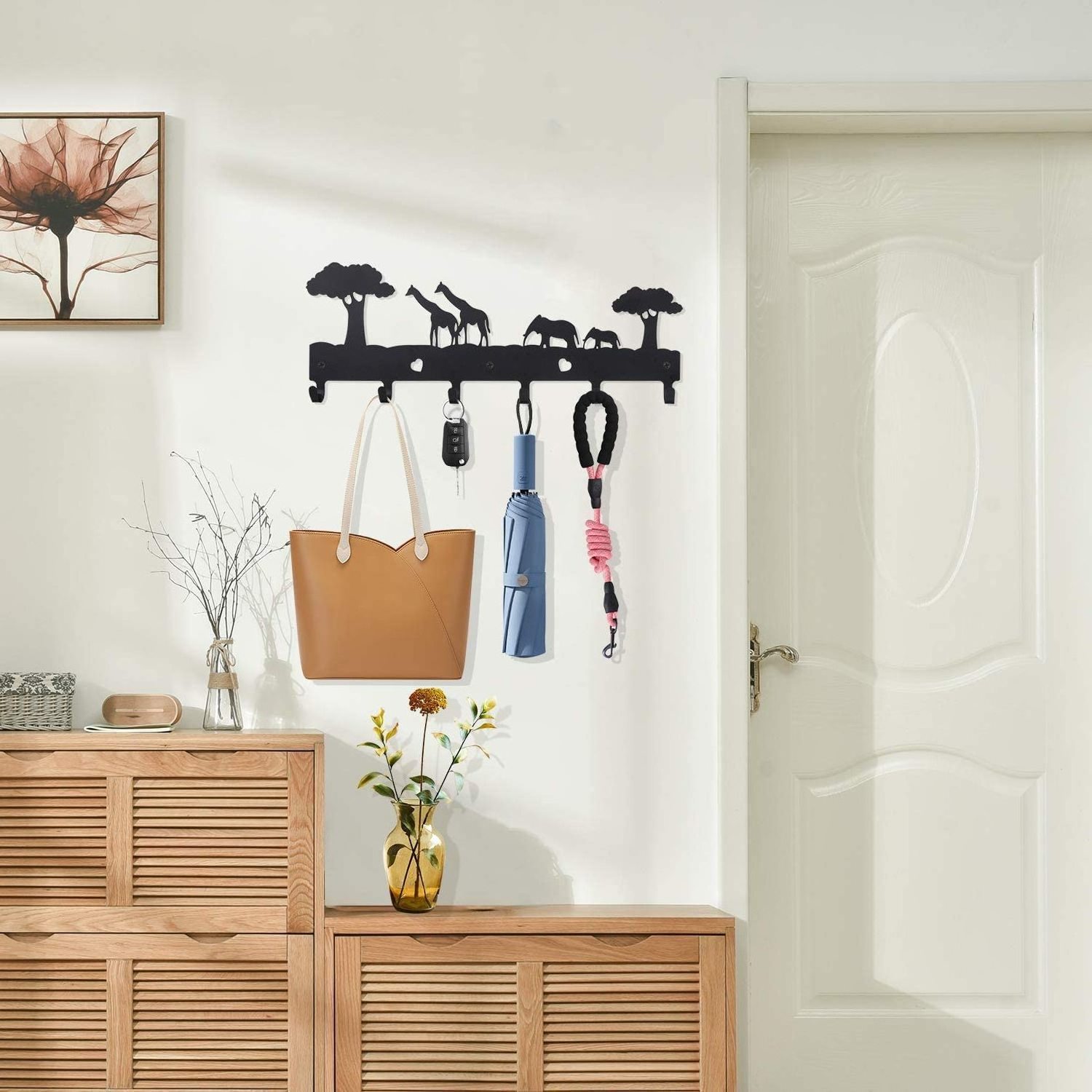 Customized Metal Key Holder Hooks Organizer Rack interior home decoration Iron wall mounted  key hanger hook