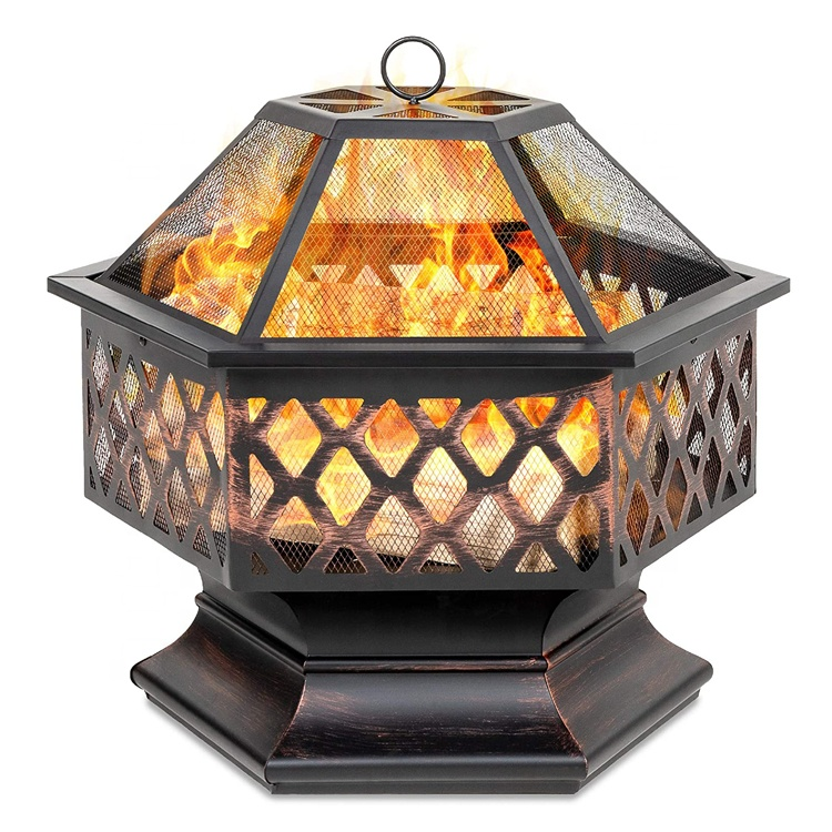 Wholesale Heavy Duty Iron Wood Burning Fire Bowl Outdoor Garden Patio Heater Metal Fire Pit