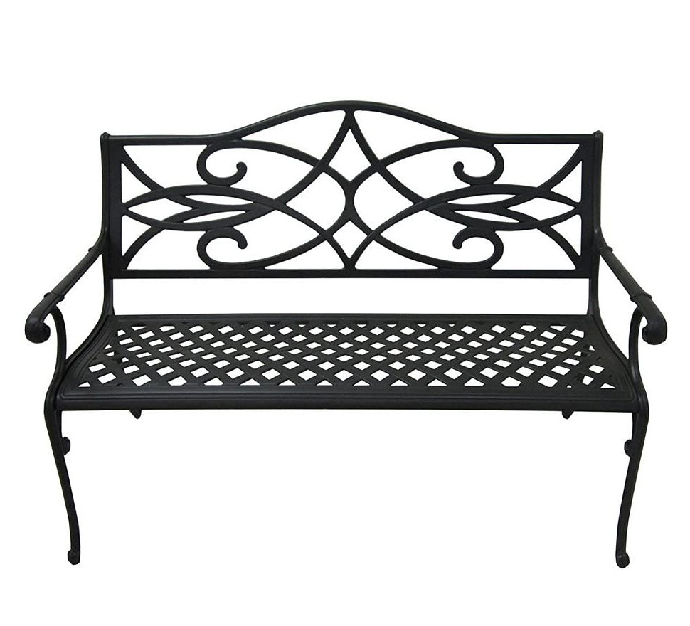 New Arrival Modern Design Smart Outdoor Furniture Iron Outdoor Patio Chair Antique  Bench Garden