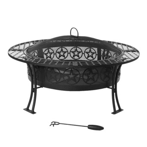 2022 Zhongpin Top Selling New Arrival Korean Mosaic Table Indoor Heater BBQ Brazier Steel Modern Gas Fire Pits