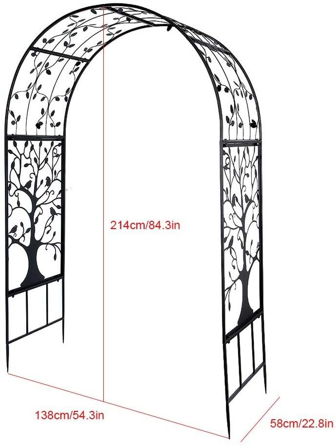 Wholesale Steel Door Wall Backdrop Wrought Iron Gate Balloon Pillar Design Blossom Tree Lever Clip Making Machine Arch