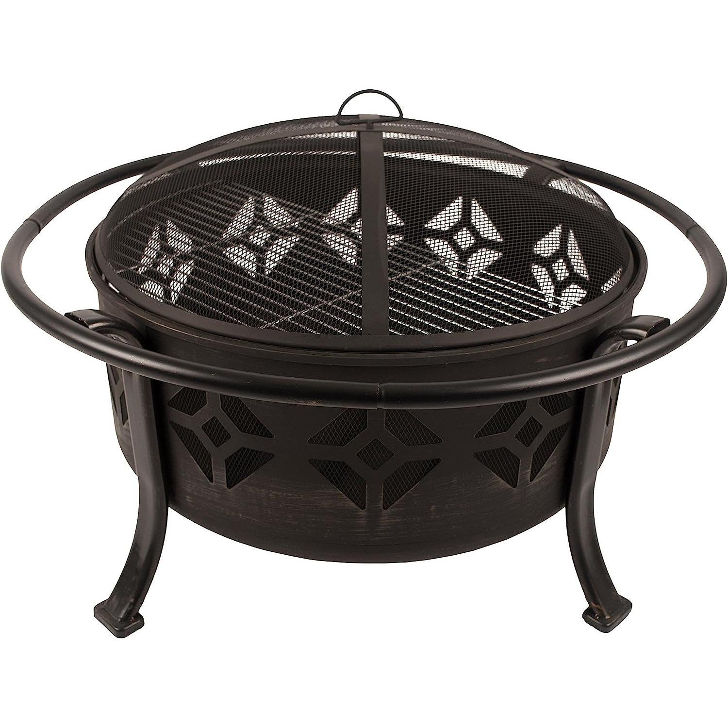 36 Inch Fire Pits  for Outside Wood Burning  Outdoor Large Fire Pit