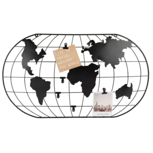 Zhongpin Factory Direct Supply Interior Home Decoration World Map Wall Decorations for Home Luxury