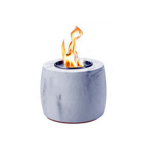 Portable Garden Supplies Wholesale Hot Sale Smokeless Slate Hot Geometric Round Tabletop Rubbing Alcohol Fire Pit