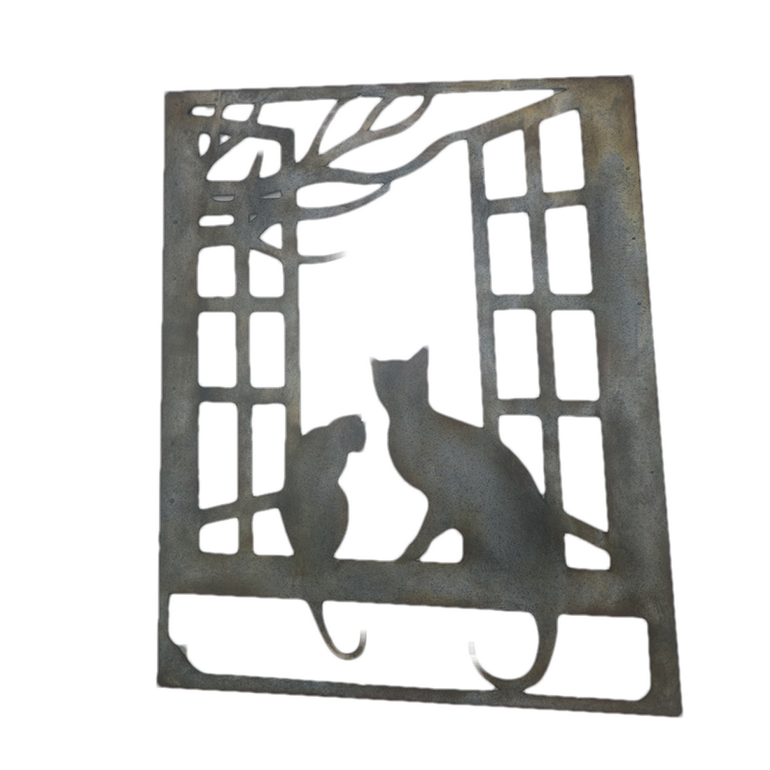 Countryside Farmhouse Style Living Room Decoration Custom Metal Animal Sculpture Wall Art Decor for Home