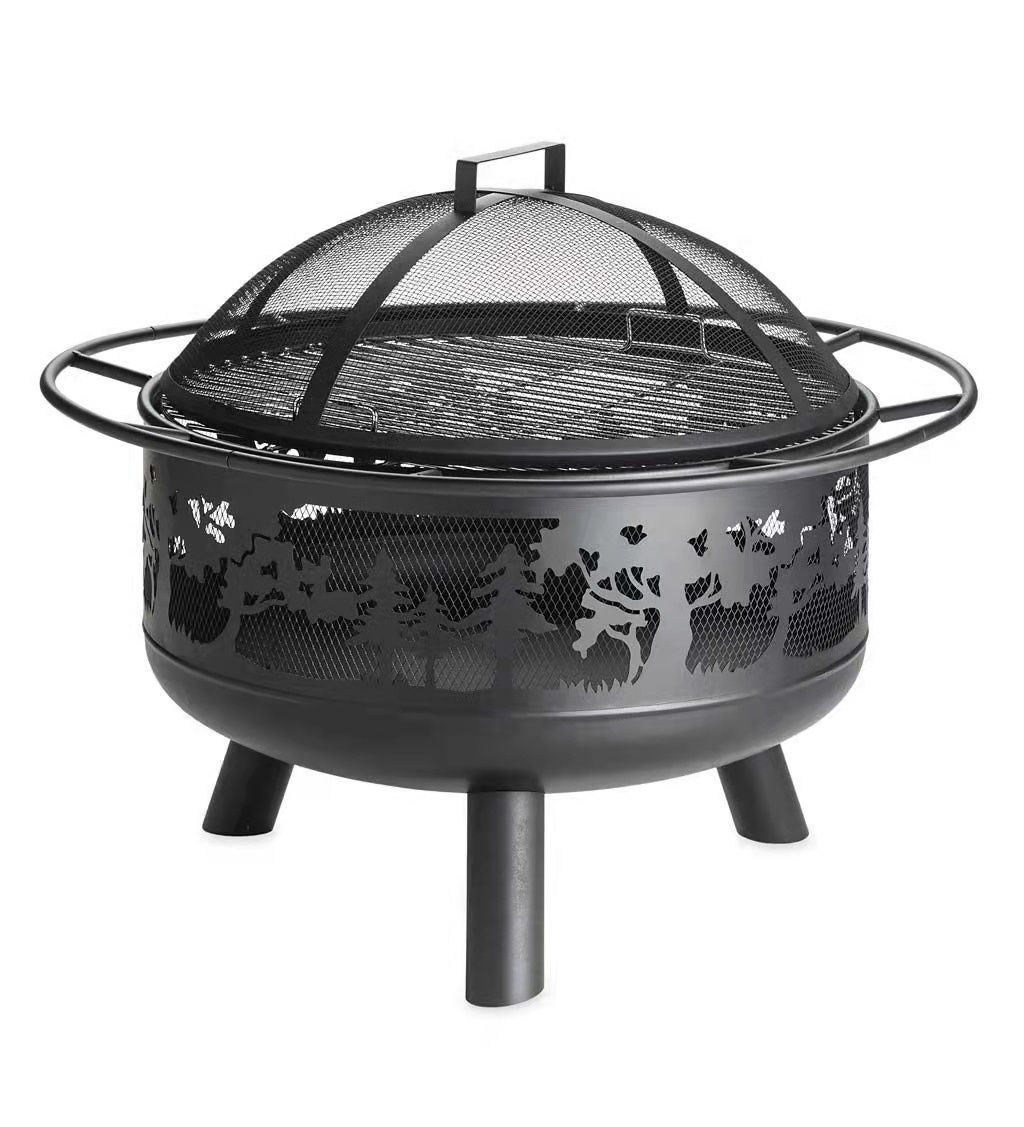 Best Selling Wholesale Garden Supplies  Fireplace Accessories Stainless Fire Pit Outdoor Furniture with Fire Pit