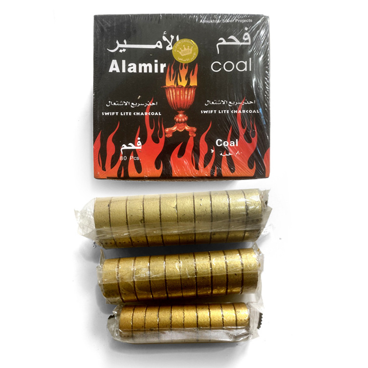 33cm arabian hookah charcoal bar coals for hookah round charcoal for hookah incense