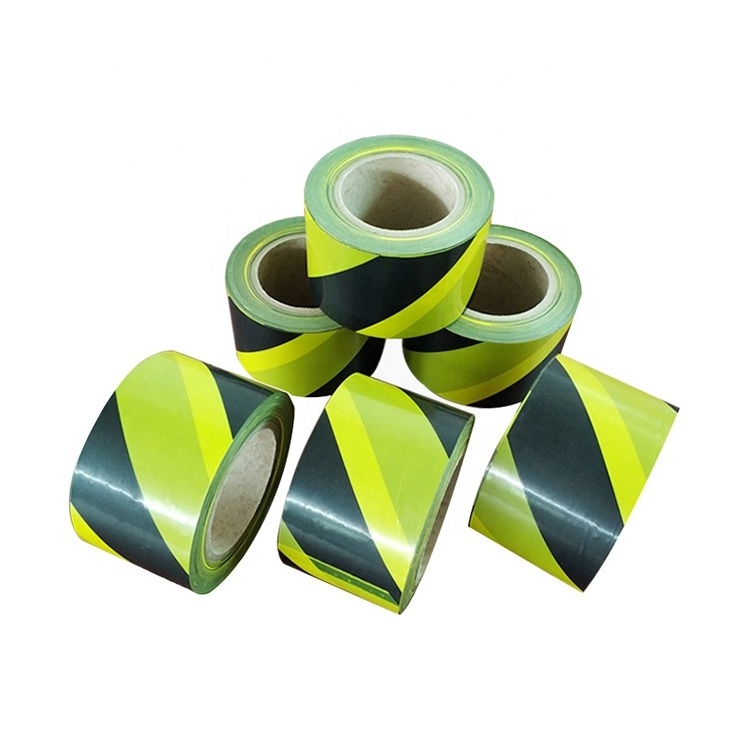 Factory Wholesale PE Warning Tape Non Adhesive Barrier Warning Tape Caution Barricade Tape