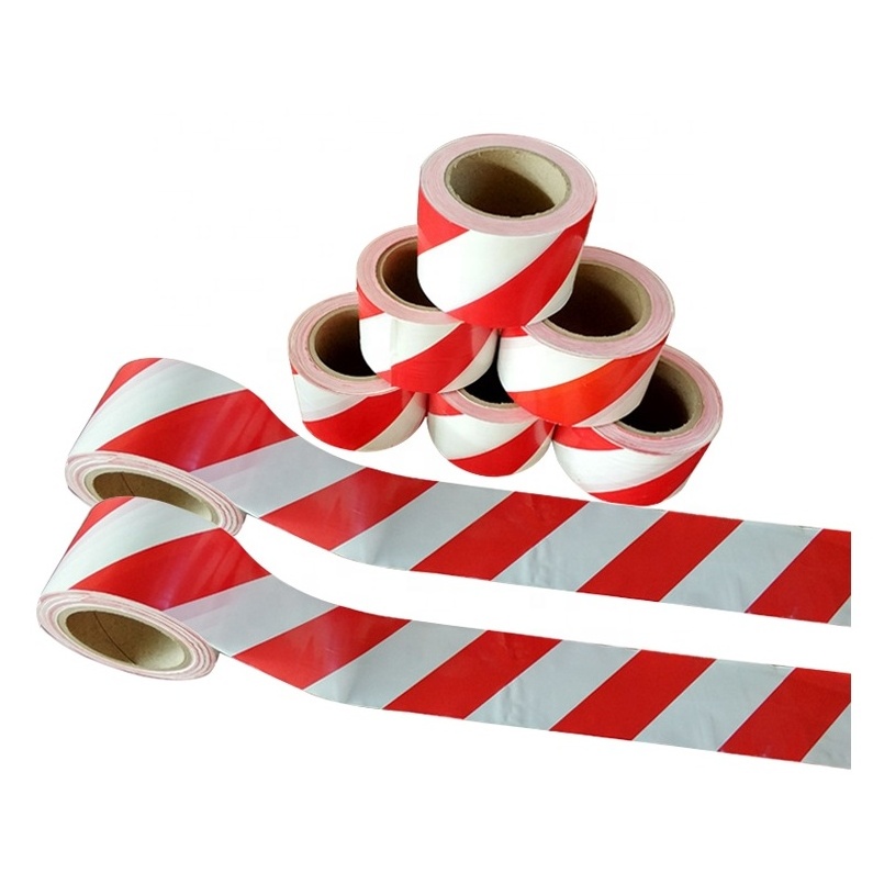 Factory Wholesale PE Warning Tape Non Adhesive Barrier Warning Tape Caution Barricade Tape