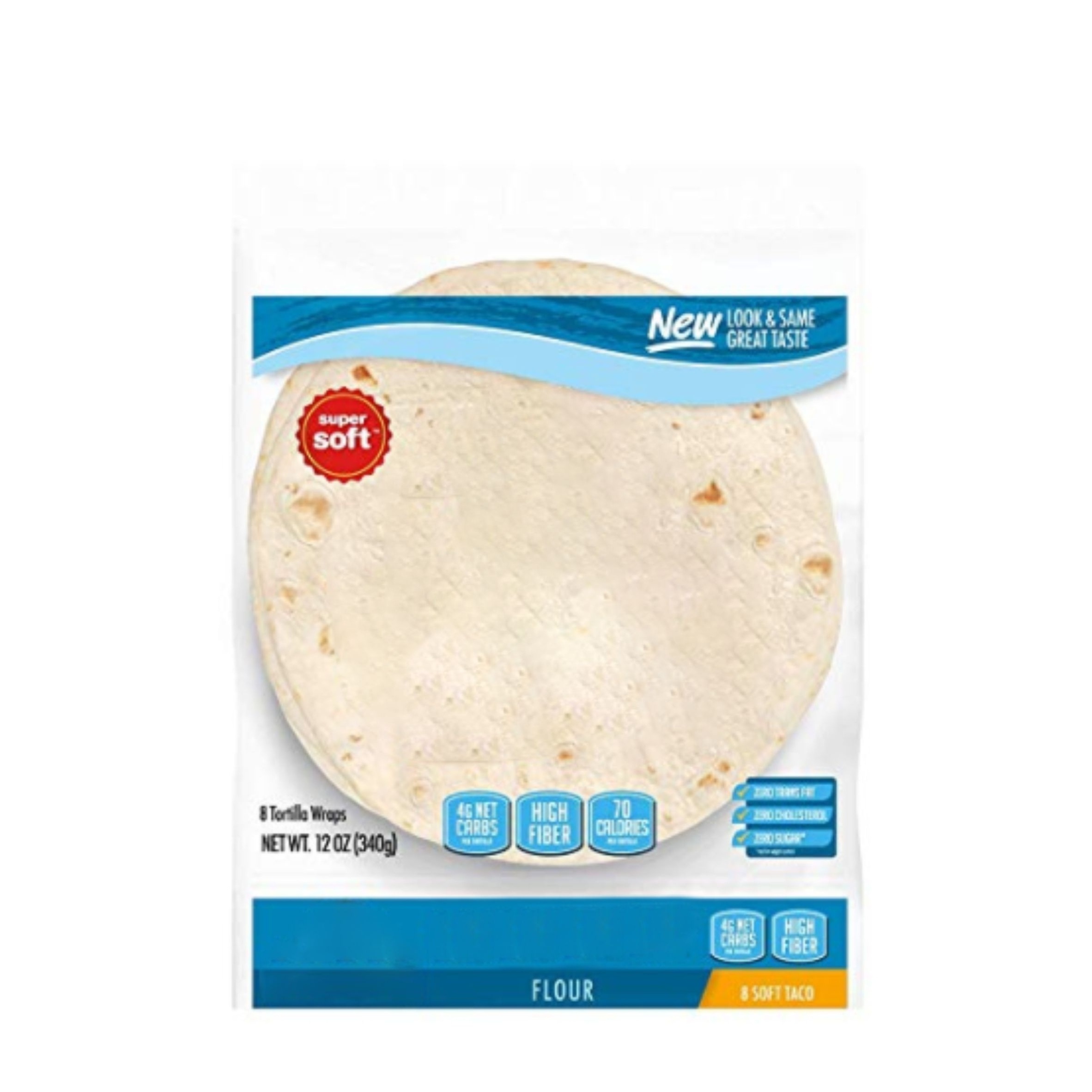 Customized Printed Wheat Flour Tortillas Pizza Loaf Bread Plastic Packaging Bag Heat Seal Flat Zip Lock Bag With Tear Notch