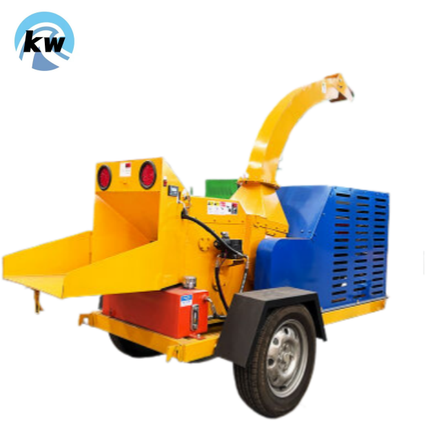 Factory sales of 40HP diesel engine ATV wood crusher drum PTO drive wood crusher in China