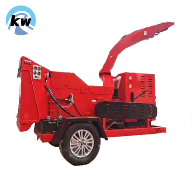 Factory sales of 40HP diesel engine ATV wood crusher drum PTO drive wood crusher in China