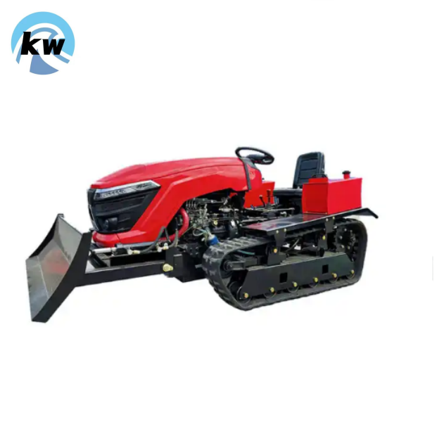 Rubber tracked tractor factory quality compact multi-purpose tractor cheap mini tracked rubber belt tractor