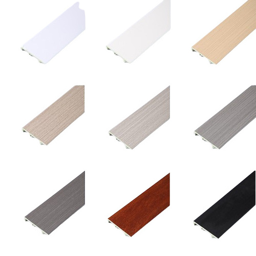 Skirting Board Wall Vinyl Base Molding Moulding Baseboard Modern Plastic Trim Floor Cove Cover Rubber PVC Alu Aluminium