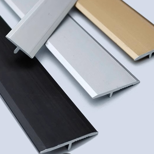 Aluminum Alloy T-Shaped Floor Pressure Strip Seam Edge Threshold Door Decorative