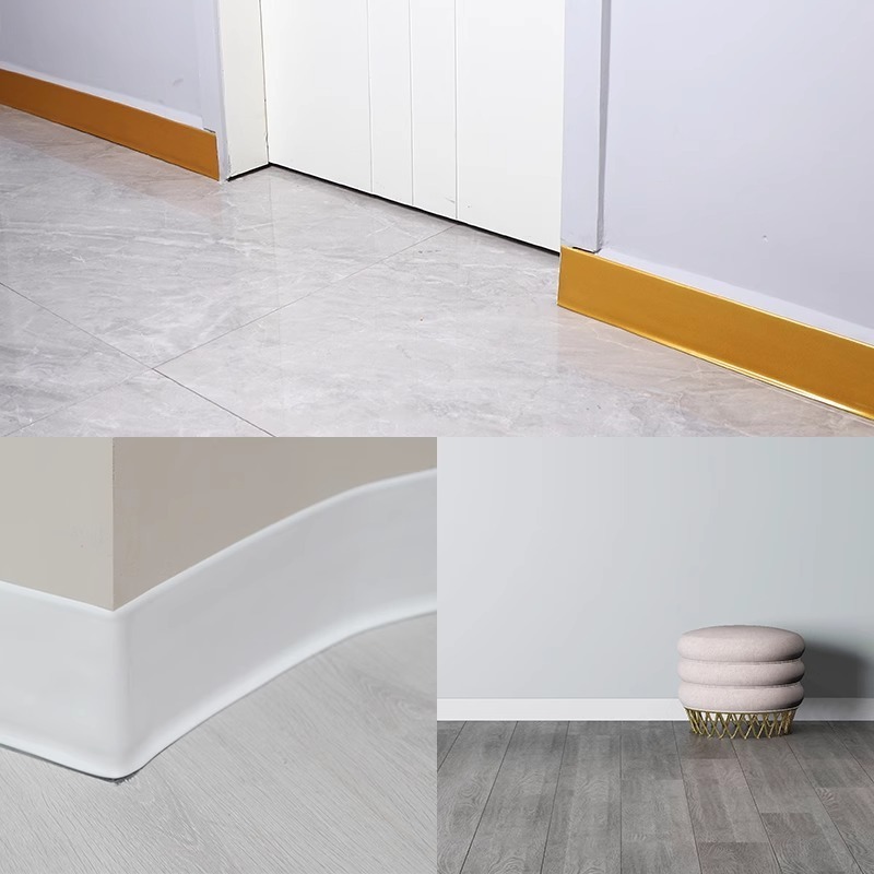 Trim Base Molding Skirting Board Cover Baseboard Floor Deep Plastic Vinyl Rubber PVC Upvc Alu Aluminium Wall Moulding