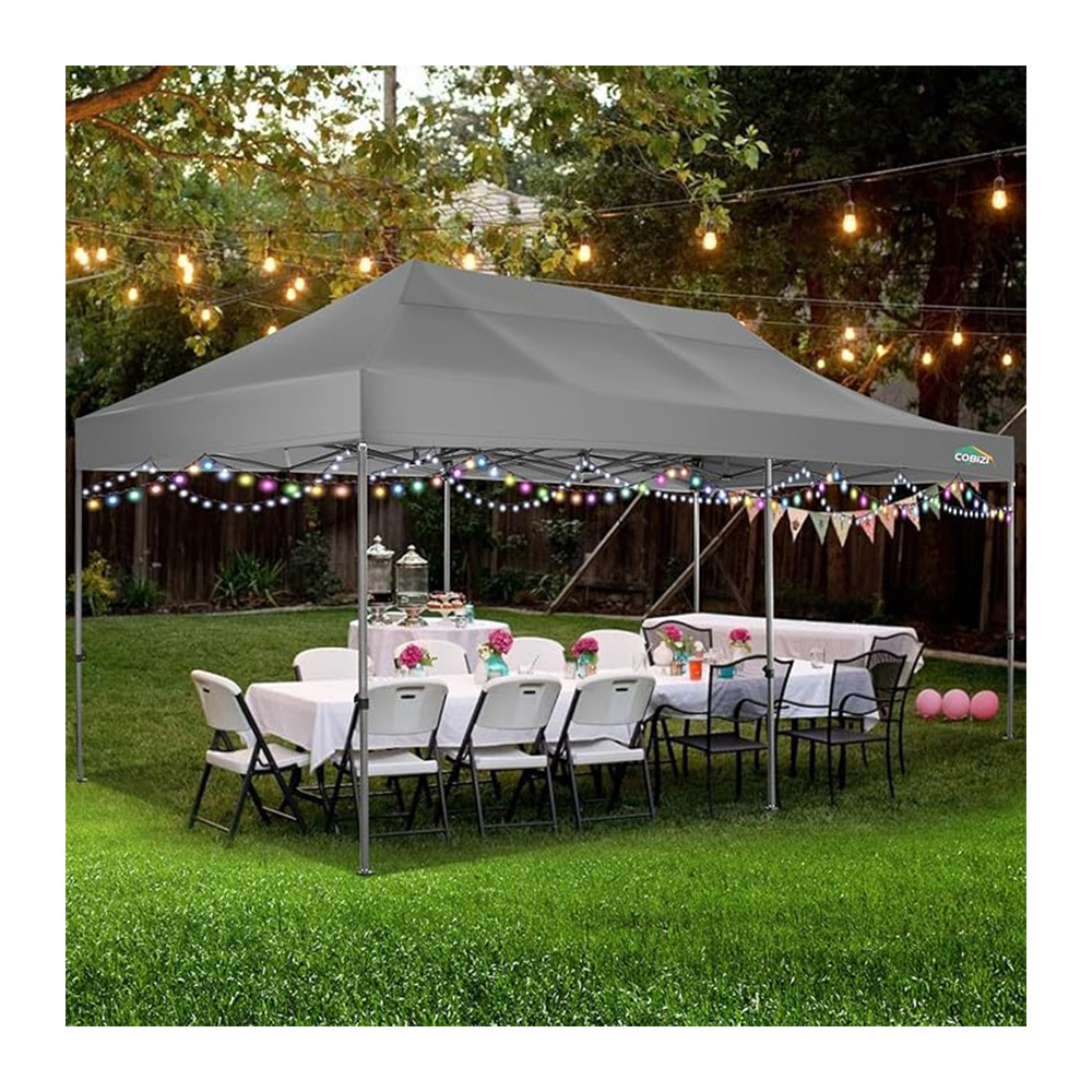 Custom hex frame  40mm aluminum Pop Up Canopy Folding Party Pop Up Tents 10x20 Party White Commercial Canopy Tent Commercial