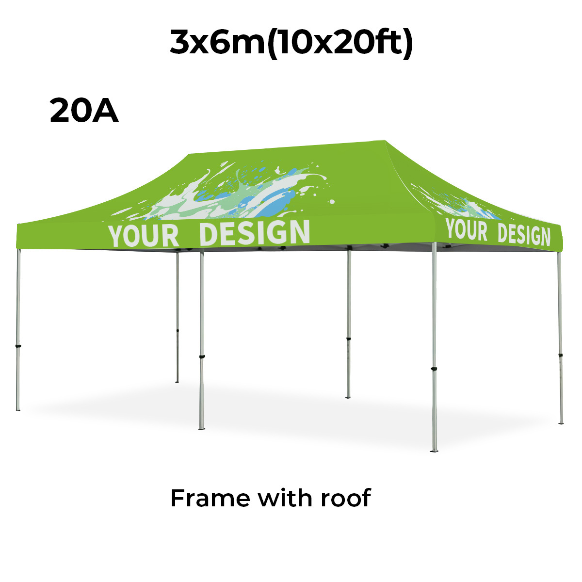 Custom hex frame  40mm aluminum Canopy Trade Show Outdoor Car Parking Garage Tent 10x20 Canopy Tent Heavy Duty Custom Tents