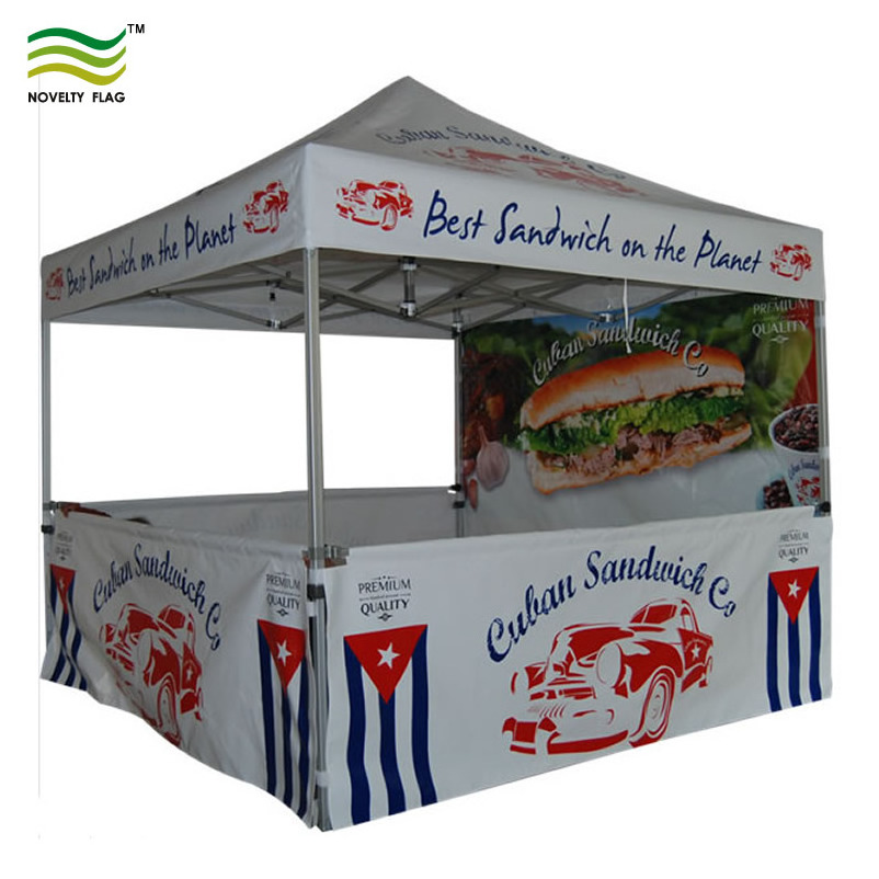 Easy Installation 10' x 10' 3x3 Aluminum Outdoor Pop Up Camping folding 4 walls Tent Customized Frame Heavy Duty Canopy