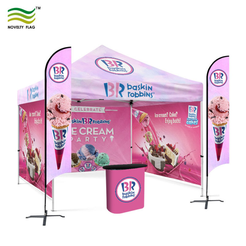 Aluminum Frame Folding Waterproof Gazebo Pop Up Canopy Tent for Printed 10x10 10x20 Outdoor Event Party Trade Show Custom Logo