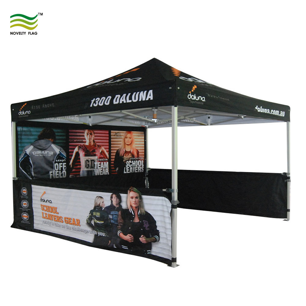 Easy Installation 10' x 10' 3x3 Aluminum Outdoor Pop Up Camping folding 4 walls Tent Customized Frame Heavy Duty Canopy